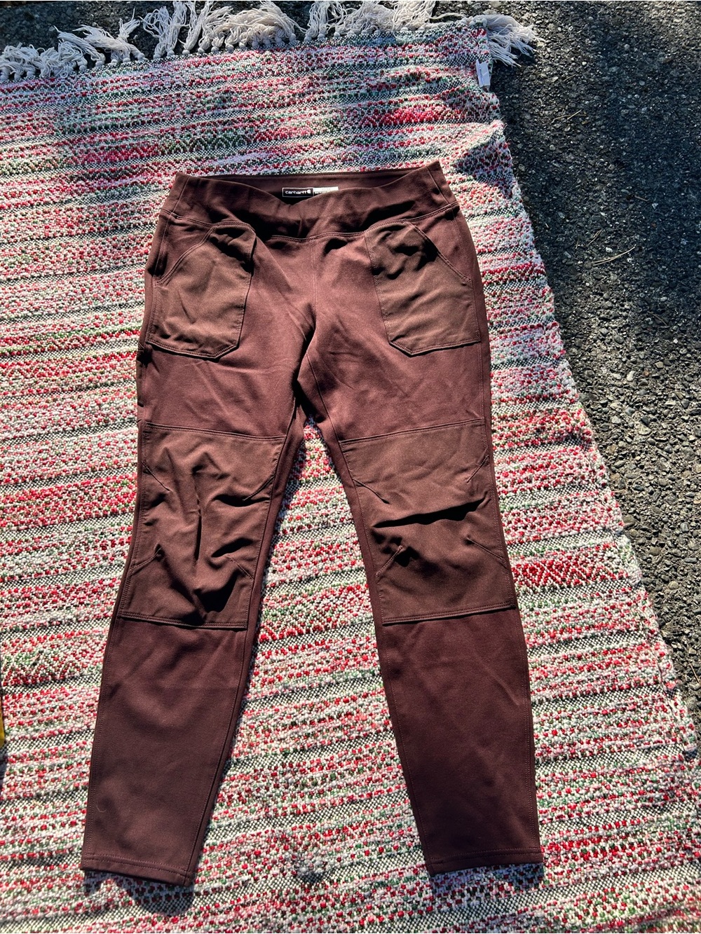 Carhartt Brown Utility High-Rise Leggings